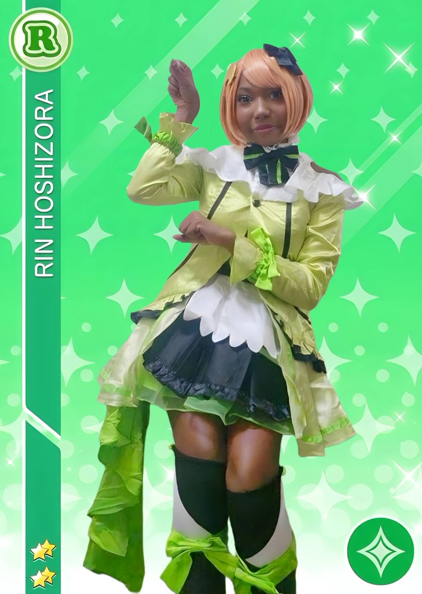 bibiamarin's tweet photo. meu cosplay de kira kira sensation! com a rin nyan  (=^ω^=)💛 https://t.co/Y1NC3dsCIB
