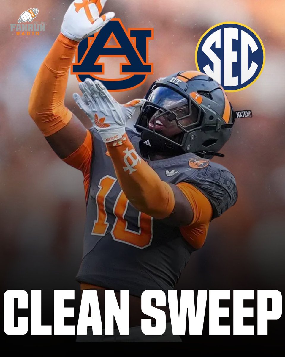 FOXSportsKnox's tweet photo. Clean sweep for the Vols!!! https://t.co/civo7dyvT0