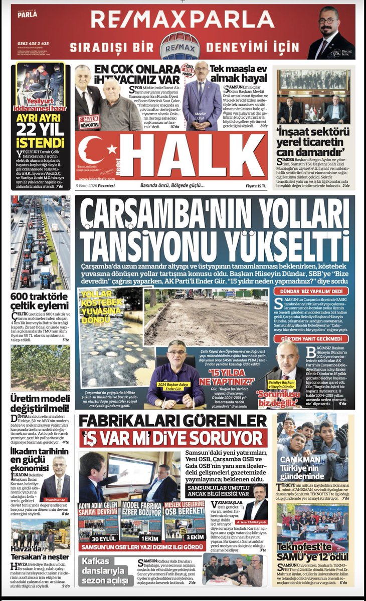 Yenercabbar's tweet photo. Bugün @HedefHALK https://t.co/VkTPdiWUtP