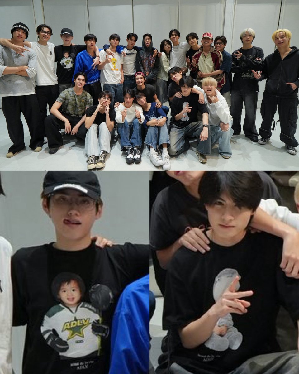 Summerramy's tweet photo. แล้วใส่เสื้อคู่กันอยู่สองคนเหมือนนัดกันมา🙂‍↕️ https://t.co/iDmSsu0gZe