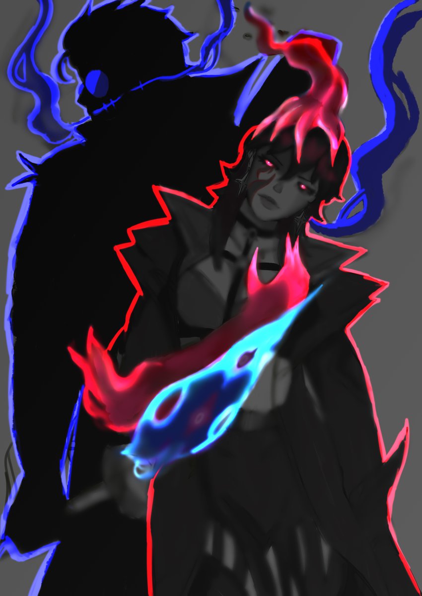 blondiealaika's tweet photo. Locke and Vayne duo + demoncursed version https://t.co/O8W0AB8ahX