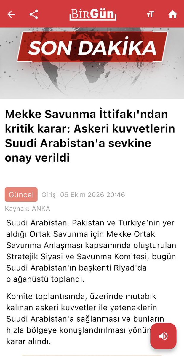 NamikTan's tweet photo. Sözü uzatmadan tekrar tekrar soralım:

Var olduğu iddia edilen "Mekke Ortak Savunma Anlaşması" TBMM onayına sunulmadan nasıl geçerli olur, nasıl uygulanabilir? 

Eğer ortada bir "ortak savunma anlaşması" değil de bir "mutabakat muhtırası" veya "mutabakat zabtı" hatta o bile değil yalnızca bir "ortak basın açıklaması" varsa bu atılan adımların hukuksal zemini nedir? 

Yineliyoruz ve uyarıyoruz bu yapılanlar anayasal suçtur. 

Dış politika açısından ise hele bu ortam ve bağlamda sözkonusu gözükara girişimler, tek adam rejimlerine özgü bir kıyamet günü senaryosu saplantısını ortaya koymaktadır. 

Yemen'e askerî kuvvet ve/veya yetenek sevki iddiası doğruysa bu saplantının apaçık bir dışavurumu, kanıtıdır.