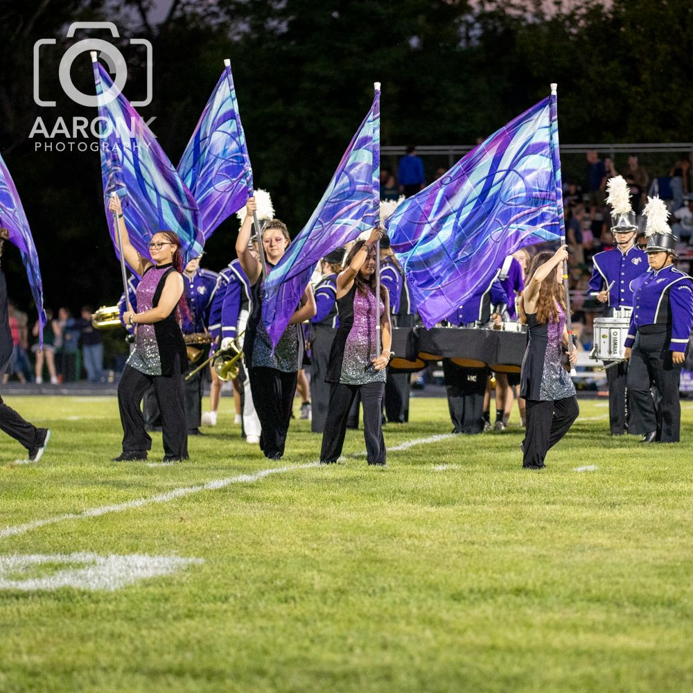 AaronKDesigns's tweet photo. Homecoming week, Rams! 💜🏈 Friday is varsity football night. What’s your favorite Strasburg homecoming tradition?

A look back at the spirit from the Skyline game to start the week. #StrasburgRams #Homecoming https://t.co/ROGkwkXHmv