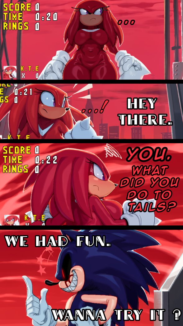 DreamcastersAI's tweet photo. 🎃 2ND HALLOWEEN SPECIAL 1/3 🎃

KNUCKLES THE ECHIDNA X SONIC.EXE || SONIC https://t.co/ju6ldhyP3V