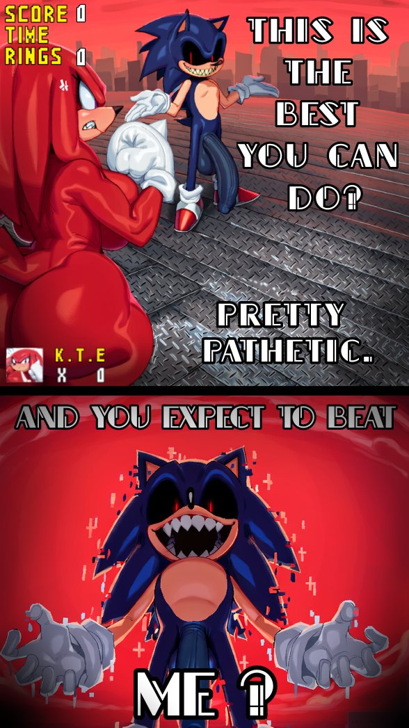 DreamcastersAI's tweet photo. 🎃 2ND HALLOWEEN SPECIAL 1/3 🎃

KNUCKLES THE ECHIDNA X SONIC.EXE || SONIC https://t.co/ju6ldhyP3V