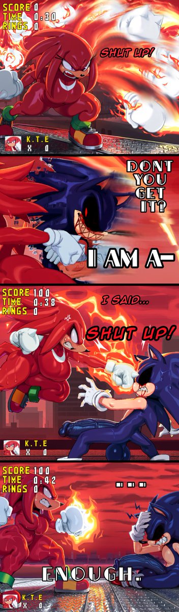 DreamcastersAI's tweet photo. 🎃 2ND HALLOWEEN SPECIAL 1/3 🎃

KNUCKLES THE ECHIDNA X SONIC.EXE || SONIC https://t.co/ju6ldhyP3V