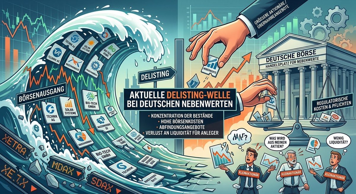 GordonRoth13's tweet photo. Delisting-Welle bei deutschen Nebenwerten: Sazerac bietet 5,55 € je Berentzen-Aktie, ERWO 4,65 € für Hoftex, Warburg Pincus hält 83 % an PSI, Persistent über 83 % an Nagarro. Für kleine Werte lohnt sich die Börse immer seltener. #Delisting #Übernahme #MandA https://t.co/AyS0Sf7203