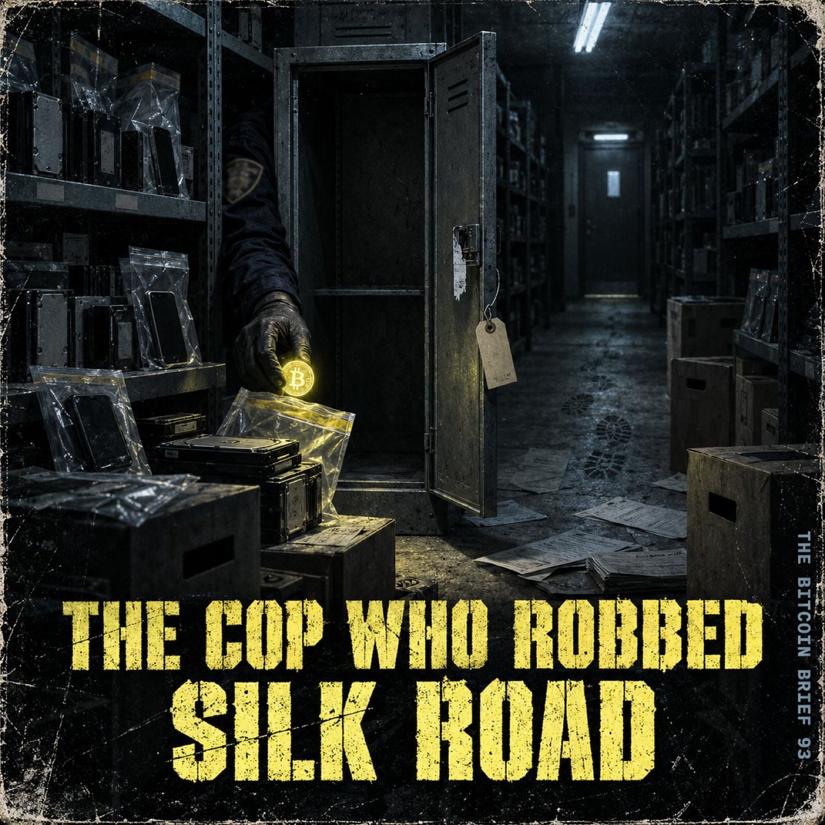 btcqna's tweet photo. New episode out now: The Cop Who Robbed Silk Road

The Bitcoin Brief 93 with @UngovernableMax @ungovernables_

Listen and boost on Fountain: https://t.co/CgdncNJEbJ
Show notes: https://t.co/0LtETDYXHw https://t.co/ioGF5cHjh5