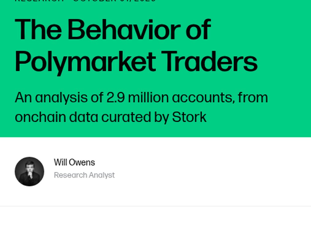 coleodds's tweet photo. Polymarket retail accounts are down a combined $338.9M

@poesdec, a self-described predictor on X with 2,327 followers, went through a Galaxy research report covering 3M+ Polymarket accounts.

69.2% of retail ends up unprofitable. Bots are just 4.2% of accounts, yet place 80.8% of orders and account for 41% of volume.

Combined bot PnL: +$246.8M. Wild. Net across every account: -$92.0M.

The strongest results come from markets with a real info edge, like tech and science, not from spraying trades on sports.

Galaxy's takeaway: casual retail is mostly liquidity for a small group of sharper players.