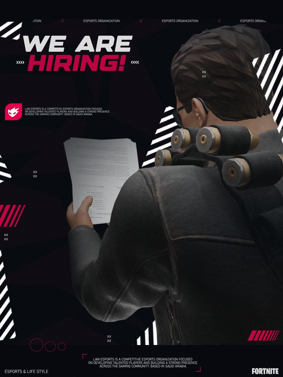 LawRGN's tweet photo. We are looking for talented individuals to join our organization.

From media to management &amp; community, we are looking for talents capable of taking LAW to the next level.

@FNCompetitive // #feelthelaw https://t.co/b6g0ezoIvr