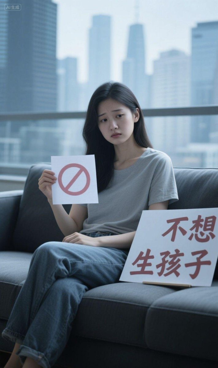 wusanxin01's tweet photo. 生育率下降的根本原因是什么？

有人说，年轻人不愿意生孩子，是因为不想承担责任；还有人说现在年轻人不想生孩子，恰恰是负责任的做法，因为他们明白养育一个孩子的责任和代价，在不确定自己能养好的前提下，宁愿不生。你怎么看？ https://t.co/EGV89UOnUi
