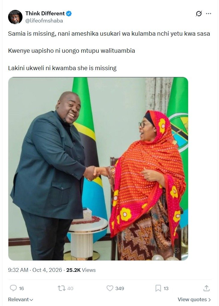 manywele_ze's tweet photo. Bado kuna watu wanawasikiliza hawa wanaharakati uchwara kina Maria na kundi lake? 

Kama nchi tunahitaji wanaharakati wapya. https://t.co/AB55nAg5cW