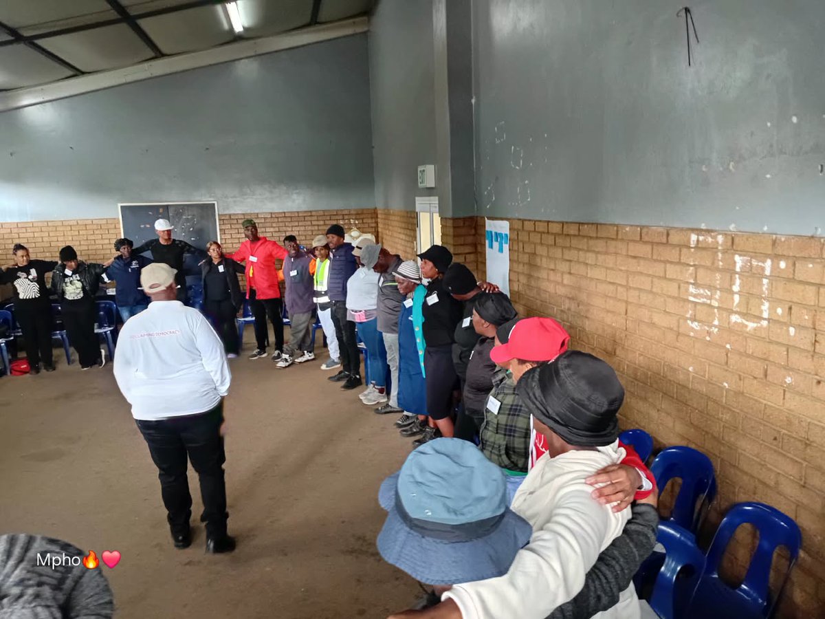 CSUnmuted's tweet photo. Today CSUCSA hosted the Reclaiming Democracy: Civic &amp; Voter Workshop in Sedibeng | 09:00 - 13:00.
50+ community members attended.

Thank you to everyone and our local partners who showed up.

#CSUCSA #Sedibeng #VoterEducation https://t.co/q4fA5J8YpQ