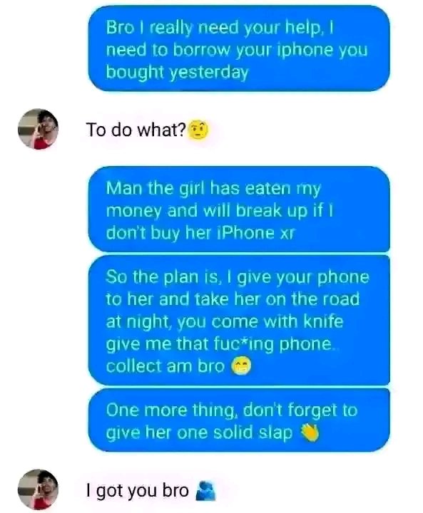90s_Sage's tweet photo. Never ask a desperate man for a favour 😭 https://t.co/8lnOwpmXil