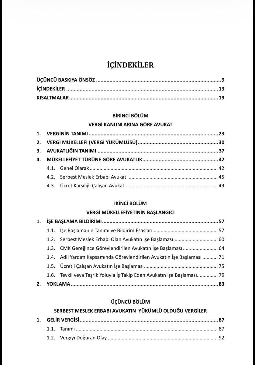 aslnoguzhannn's tweet photo. Sizlerin ilgi ve desteğiyle kısa sürede 2 baskı yapan, 1 özel baskı gören Tüm Yönleriyle Avukatların Vergilendirilmesi adlı kitabımın gözden geçirilmiş ve genişletilmiş 3. baskısı çok yakında satışta olacak.

Kitabın yapısını tamamen değiştirdim. Daha önceki baskılarda yer alan içerik yapısını da tamamen değiştirip hem akademik yönü olan hem de uygulama pratiğine dayanan bir formata çevirdim. İçindekiler bölümünü paylaşıyorum.

Kitapta sadece vergilendirmeye ilişkin kuralların neler olduğuna yer vermekle yetinmedim. Aynı zamanda yaşanan güncel vergilendirme sorunlarına ilişkin çözüm önerilerimi de paylaştım. Ayrıca yeni ve güncel içtihatlara da yer verdim.

Satışa çıkar çıkmaz yeniden duyuracağım.

Faydalı olmasını dilerim.