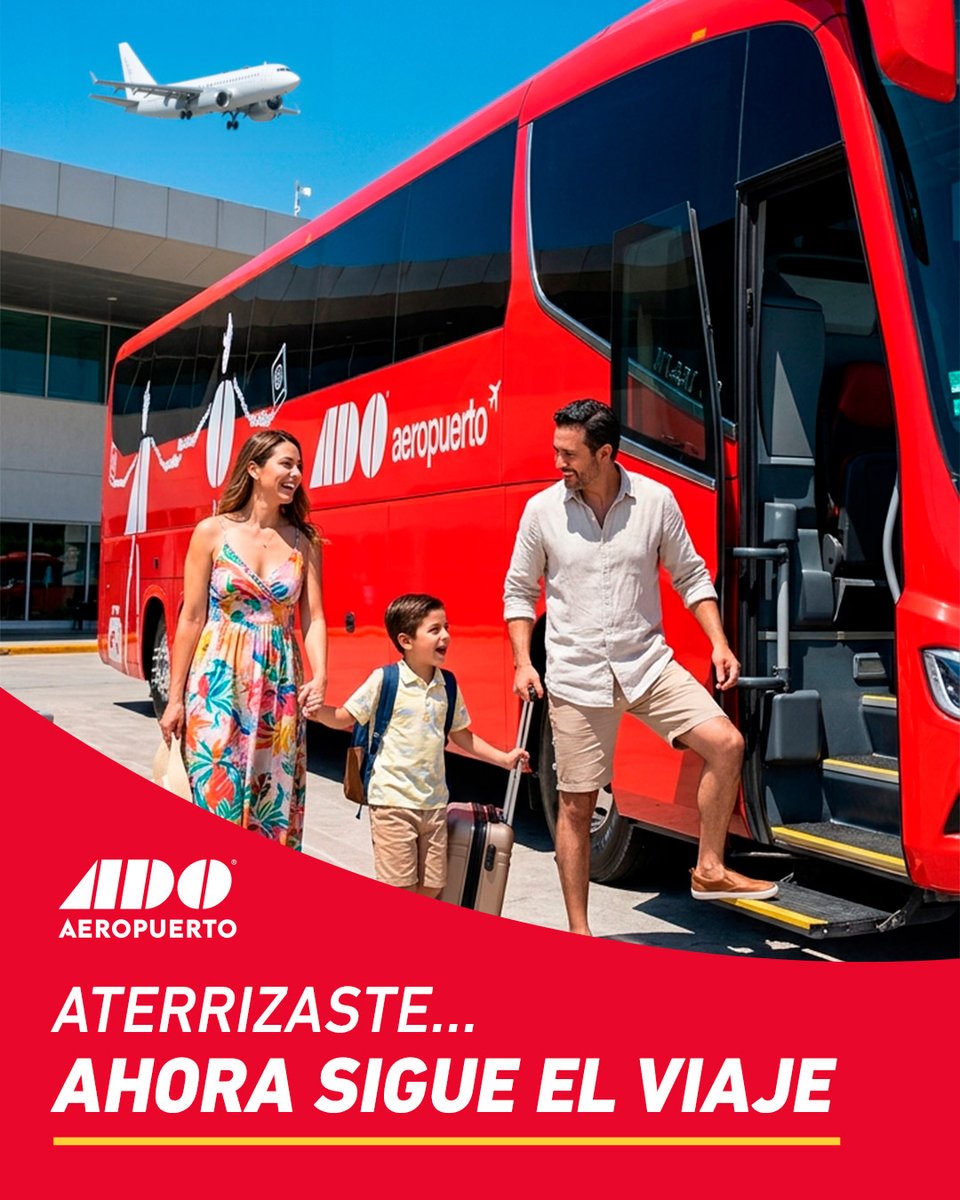 tuADO's tweet photo. Con ADO Aeropuerto puedes conectar directamente con diferentes destinos y seguir tu camino de forma cómoda y segura. ✨

Que aterrizar sea solo el comienzo. Conoce tus opciones y compra tus boletos aquí: https://t.co/uqkOVU2R1k

#Aeropuesto #ADO #ADOAeropuerto https://t.co/hmFqPZuxed