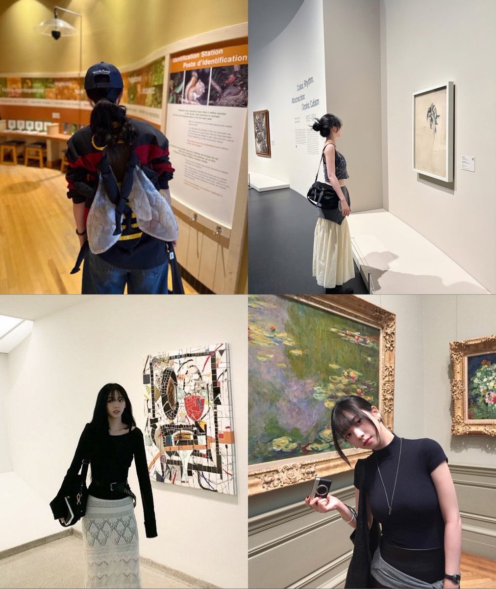 JENRINAES's tweet photo. and lemme say that she’s is genuinely living life to the fullest... she visits museums in every city on tour, always reading, joins art classes, and makes time for working out. she really knows how to enjoy life to the maximum and it’s honestly so inspiring to watch🥹🥹 https://t.co/v5EbJS2L0j