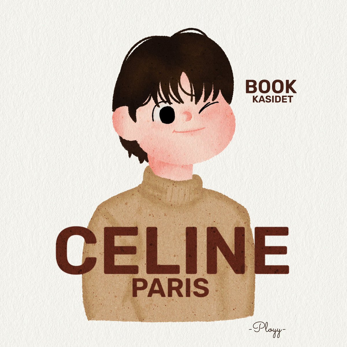Ploy_Natwara's tweet photo. Book really makes this CELINE look his own. 🤎✨

BOOK X CELINE PFW27 
#BookKasidet 
#Celine #CelineEte2027
 #MichaelRider https://t.co/FfdsmBl2vX