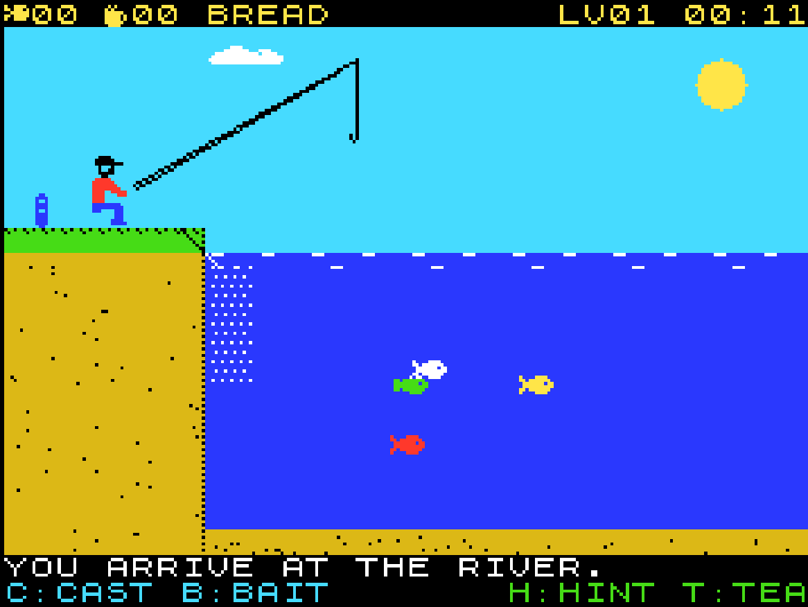 OrbitLeisure's tweet photo. SENSIBLE ANGLING (ORB 005). Choose your bait. It makes no difference. Cast. Wait. Customers are reminded that this is angling exactly as supplied by nature.
https://t.co/R75YxMAPqU

#zxspectrum https://t.co/h0i6SJSHdq