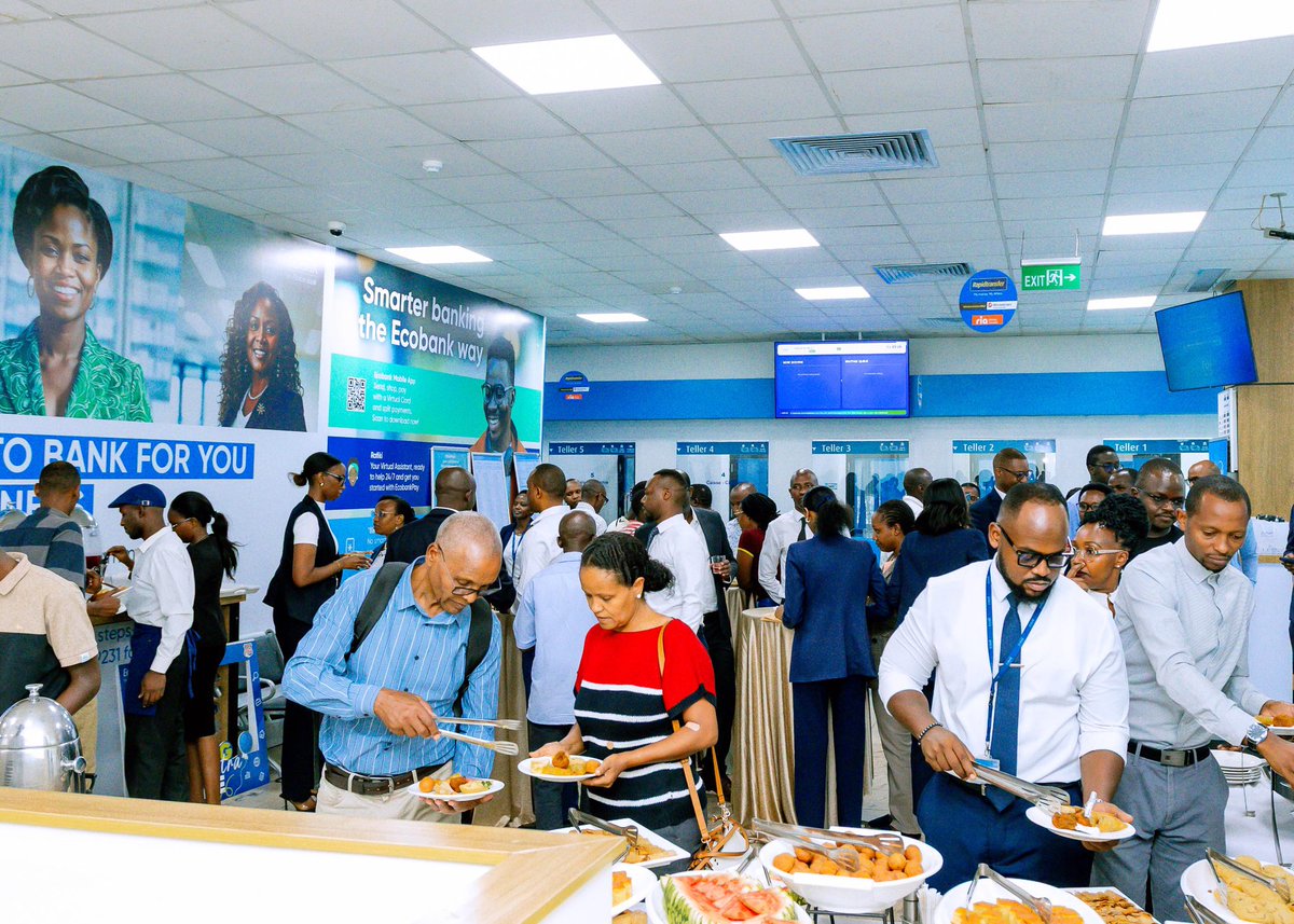 EcobankRW's tweet photo. The Customer Service Week celebrations continue at Ecobank HQ! 🎉💙

As the celebration continues this Customer Service Week, we’re celebrating our customers and thanking them for their continued trust, for choosing Ecobank, and for giving us the opportunity to serve them every day.

Your support, feedback and continued engagement inspire us to keep raising the bar and delivering better experiences.

Here’s to celebrating you! Happy Customer Service Week! 🎉
#EcobankRw #ABetterWay