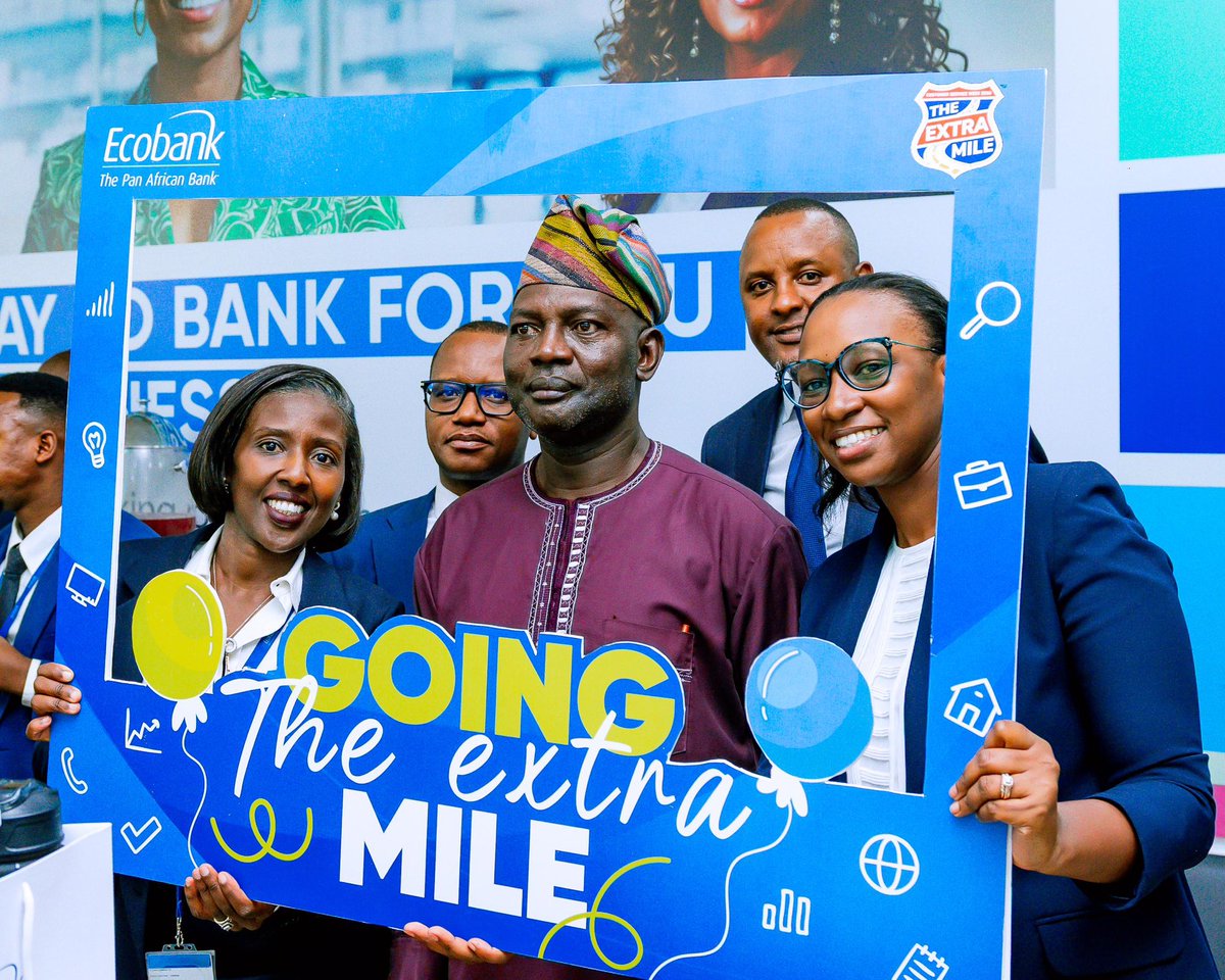 EcobankRW's tweet photo. The Customer Service Week celebrations continue at Ecobank HQ! 🎉💙

As the celebration continues this Customer Service Week, we’re celebrating our customers and thanking them for their continued trust, for choosing Ecobank, and for giving us the opportunity to serve them every day.

Your support, feedback and continued engagement inspire us to keep raising the bar and delivering better experiences.

Here’s to celebrating you! Happy Customer Service Week! 🎉
#EcobankRw #ABetterWay