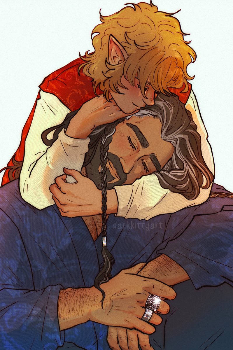 darkkittyart's tweet photo. I believe in you… even when you need to recoil 🦋🌒

#Bagginshield #TheHobbit #Thilbo https://t.co/sfEOLdzSMw