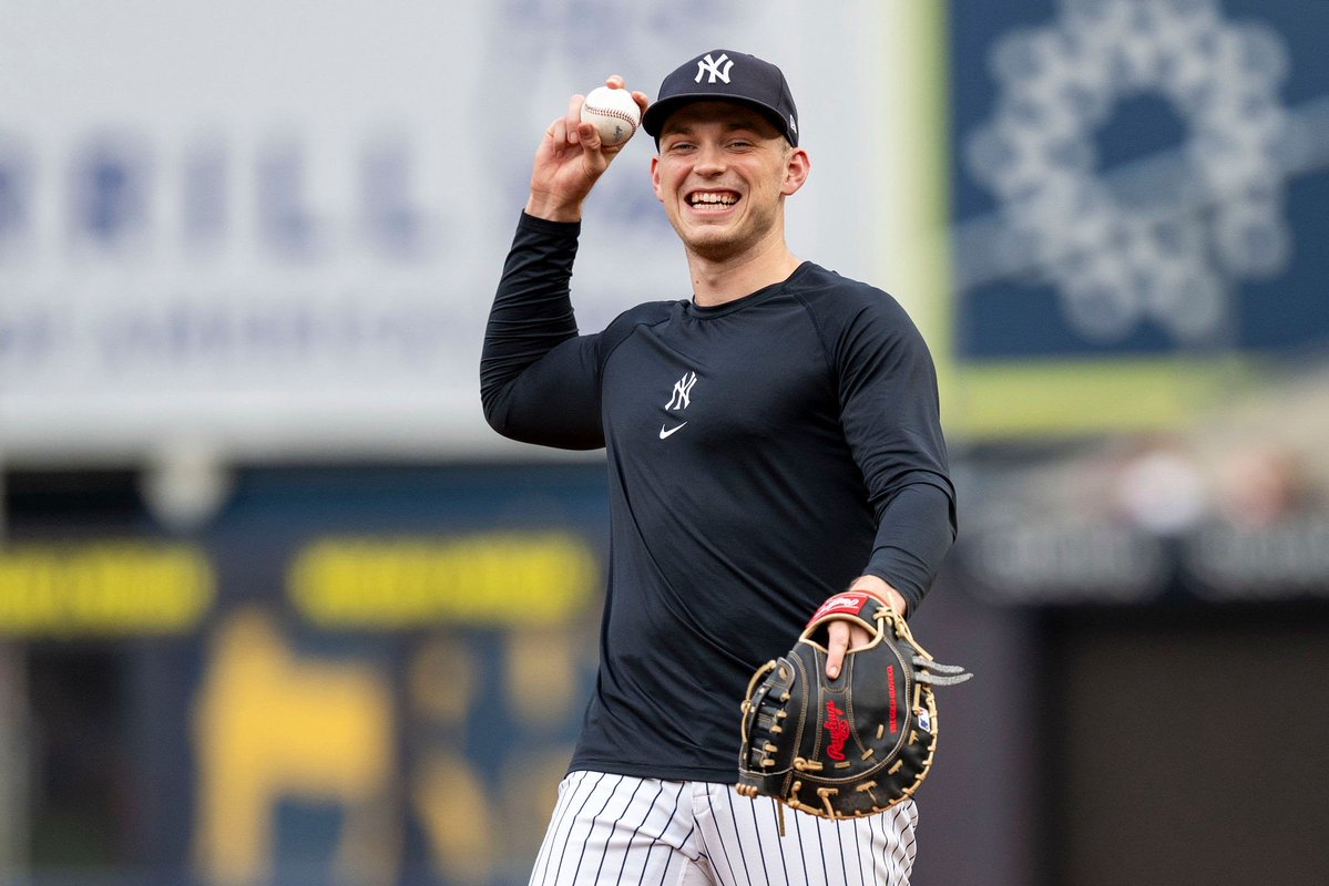 JimmyRandazzo's tweet photo. If Ben Rice hits a HR today one follower is winning a Yankees shirt. Comment 22 to enter. Let’s go Yankees. https://t.co/B2194PDI4d
