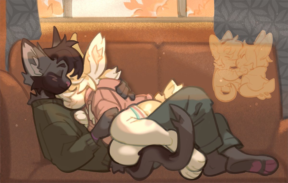 kofenepei's tweet photo. tenderness 
for arch-x and juice https://t.co/usqgTfVakD