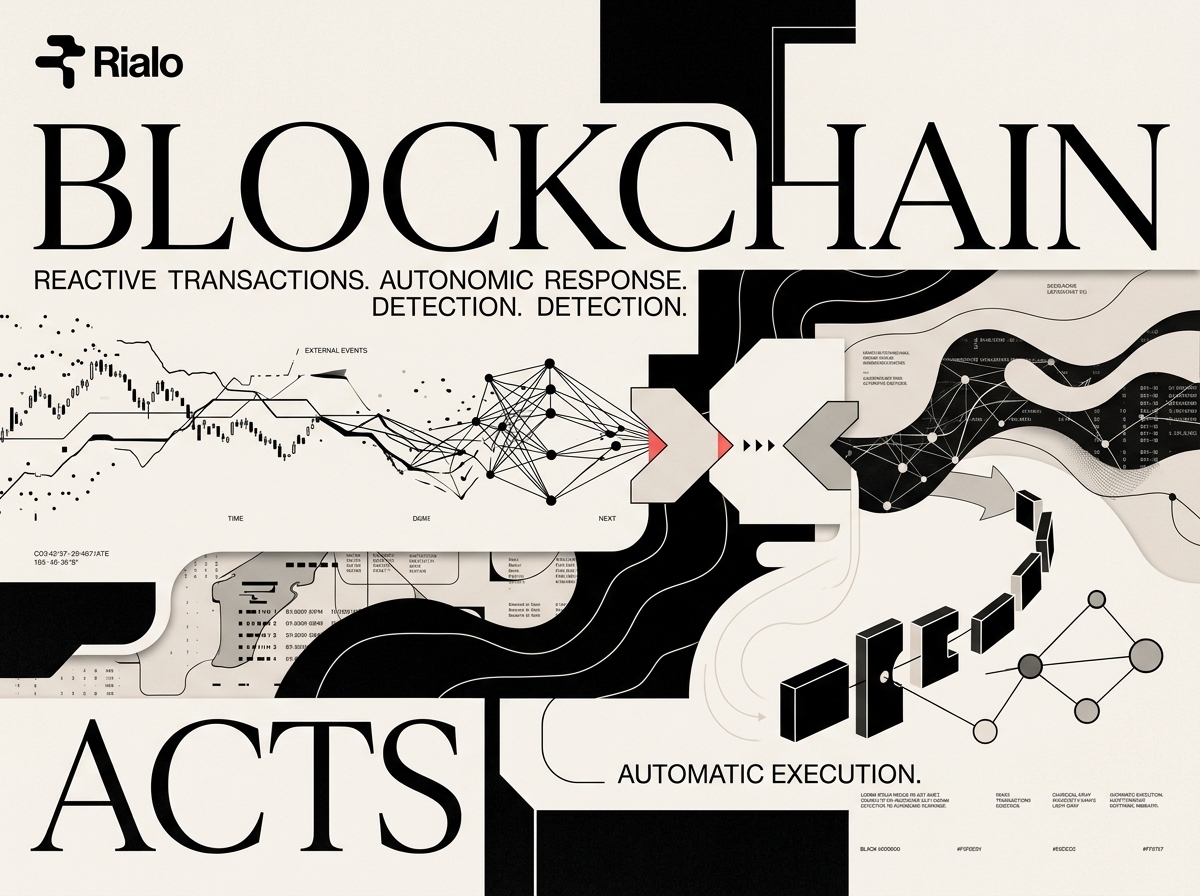 ryvexbt's tweet photo. Blockchain Applications Should Respond Automatically

Markets evolve. Payments settle. Conditions change. 

Yet many blockchain applications still rely on external systems to detect events and initiate execution.

@RialoHQ introduces Reactive Transactions https://t.co/KNRmJR8Vvf