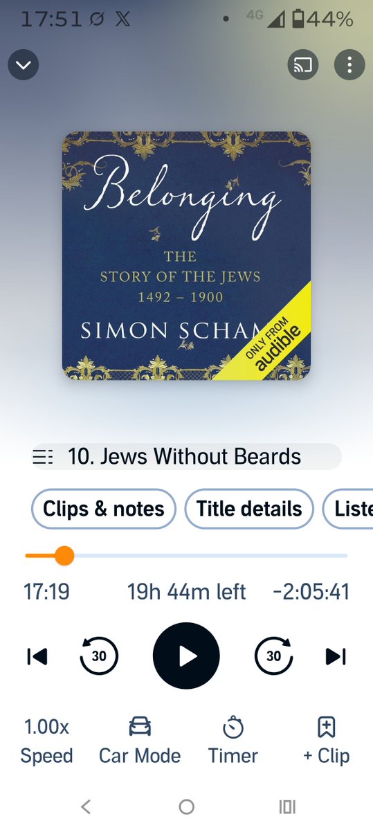 Tablitski's tweet photo. @RealHalseyE This PhD genius only needs to read or listen to Simon Schama books https://t.co/jxC1lWGaNc