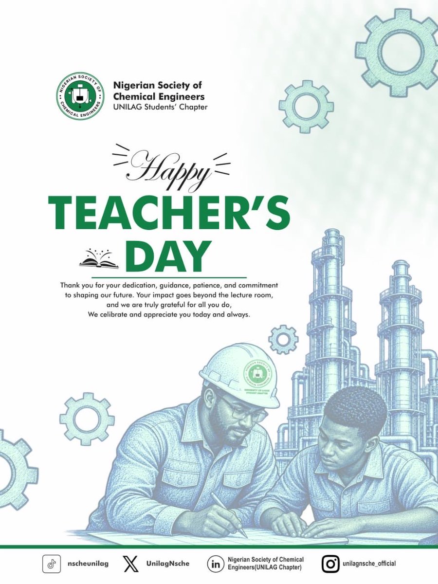 UnilagNsche's tweet photo. To every teacher who inspires, guides, and shapes futures—thank you for making a difference. Your impact goes beyond the classroom. ❤️

©️THE FORGE “26/27 https://t.co/kV0CWc6iiw