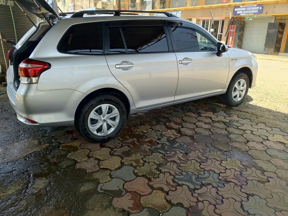 JaMtoka's tweet photo. - 2018 Toyota Corolla Fielder Hybrid 🇯🇵 (NKE165G)
- KSh1.65 Million 
- Fuel Tank: 36L
- 20-25km/litre
- Mileage: 107,765km
- Location: Nairobi 🇰🇪
- +254733665551 (WhatsApp)

- 1.5-litre 4-Cyl NA Petrol with Electric Motor (1NZ-FXE)
- 110bhp @ 4800 rpm
- 207Nm @ 3600-4400 rpm
- e-CVT
- Front Wheel Drive

- 7 Airbags
- EBD and Brake Assist 
- Vehicle Stability Control 
- Hill Start Assist 
- Toyota Safety Sense C:
√ Pre-Collision System with Pedestrian Detection 
√ Lane Departure Alert
√ Automatic High Beam

- Steel Rims
- Fabric Seats
- Wing Mirror Blinkers
