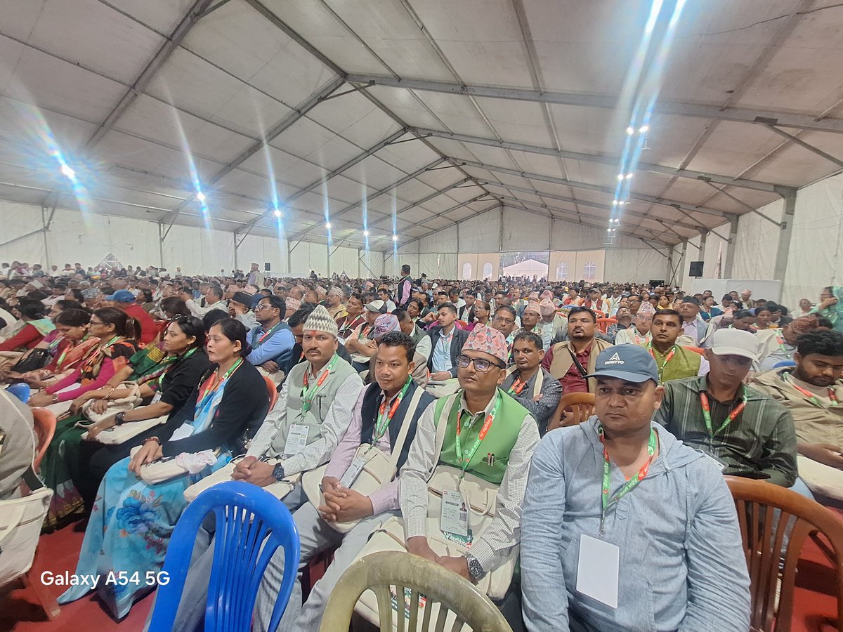 GautamBc7's tweet photo. नेपाली कांग्रेसको १५औँ महाधिवेशनको बन्दसत्र समारोह काठमाडौं  २०८३/०६/१९ 🌳🙏 https://t.co/hcGOTURm0X