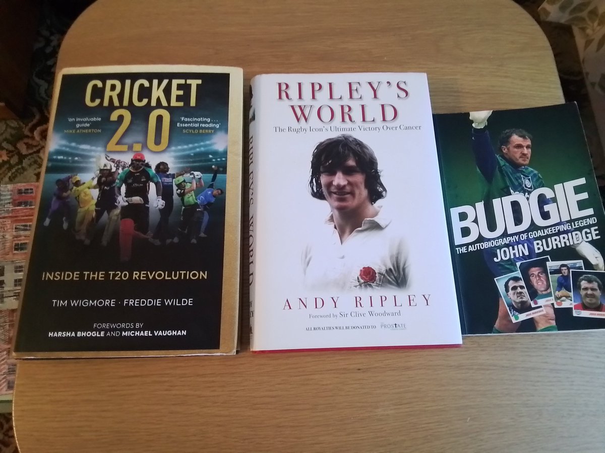 neil_tatton's tweet photo. #charityshop 
@LOROSHospice 
#sport 
Plenty of reading material picked up this afternoon 
from This +That by  Loros . Leicester . 10p each. https://t.co/bsTFBEqk9W