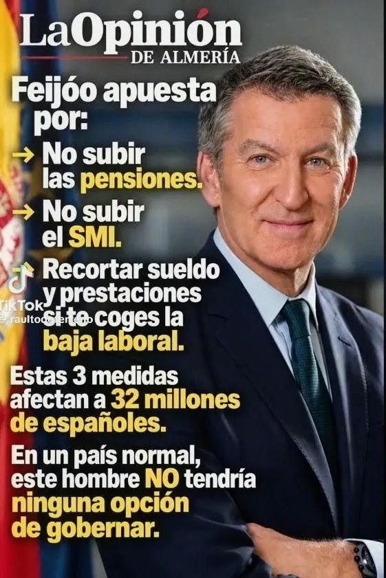 IgnacioTre32885's tweet photo. #eleccionesespaña Quien vote a @NunezFeijoo @ppopular que sepa que vota https://t.co/lDKXnGKKFM