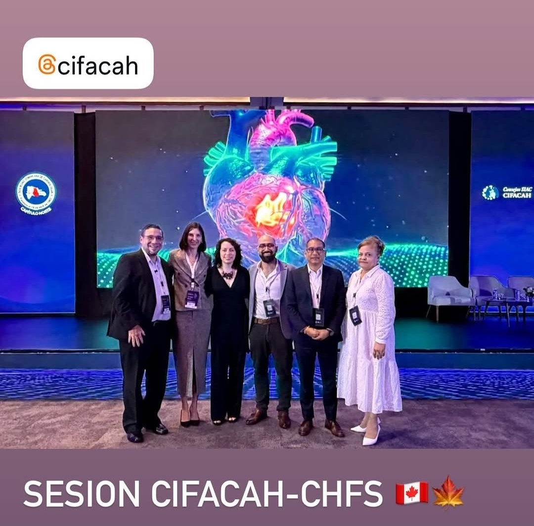 SPCyCC's tweet photo. 🫀🌎La Dra. Karina Scavenius y el Dr. Felipe Fernández representaron a la SPCyCC en el IX Congreso Interamericano de Falla Cardíaca e Hipertensión Pulmonar (CIFACAH). 🇵🇾🤝 https://t.co/lmv6fKRdzF