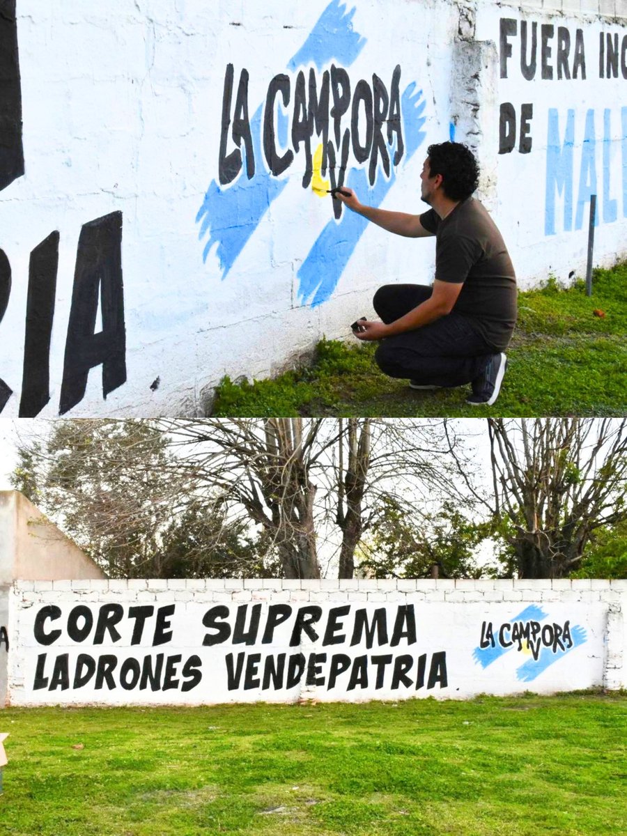 la_campora's tweet photo. Corte Suprema CIPAYOS VENDEPATRIA.

— Volanteadas y afichadas en todo el país. https://t.co/fkBfZHnB7Y