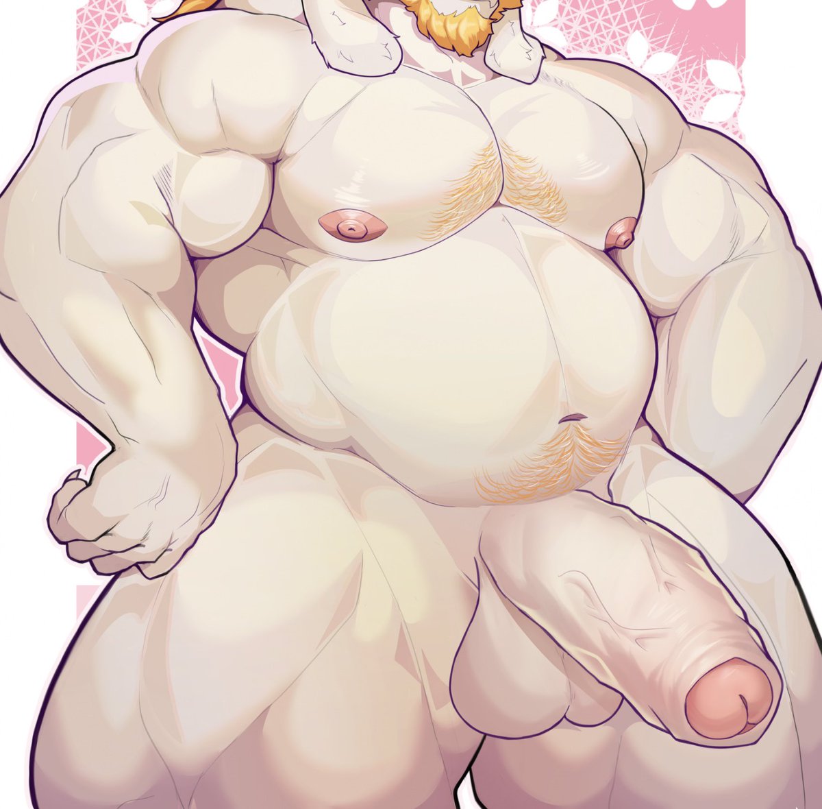 King_Flower_Man's tweet photo. “Ch-Chara? What are you doing wearing that out of your room so early?”

Asgore asked while making no effort to hide his own naked form…or hide the effects seeing her in such a way did to him

(Damn why did it have to harden now was a whole night with Rudy still not enough?😭) https://t.co/jERxy98jJl