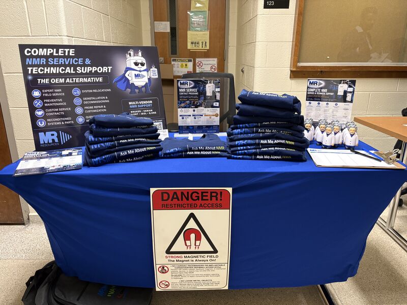 MRResourcesNMR's tweet photo. We had a great time at the 10th Annual Gateway NMR Conference at @michiganstateu  Great conversations, great people, and always a pleasure connecting with the NMR community.  Thanks to everyone who stopped by to see us!

#NMR #GatewayNMR #NMRspectroscopy #MRResources https://t.co/wgrUIPq7K4