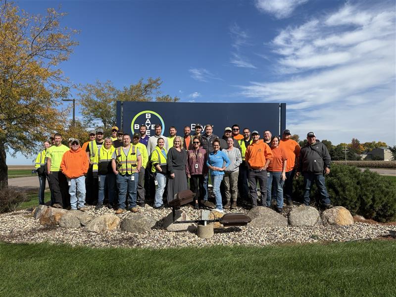 RepFischbach's tweet photo. It was a great morning in Redwood Falls touring the Bayer facility and sitting down with employees for a town hall. I always appreciate hearing directly from Minnesotans about their work, their communities, and the issues that matter most to them.

Thanks to the Bayer team for having me!