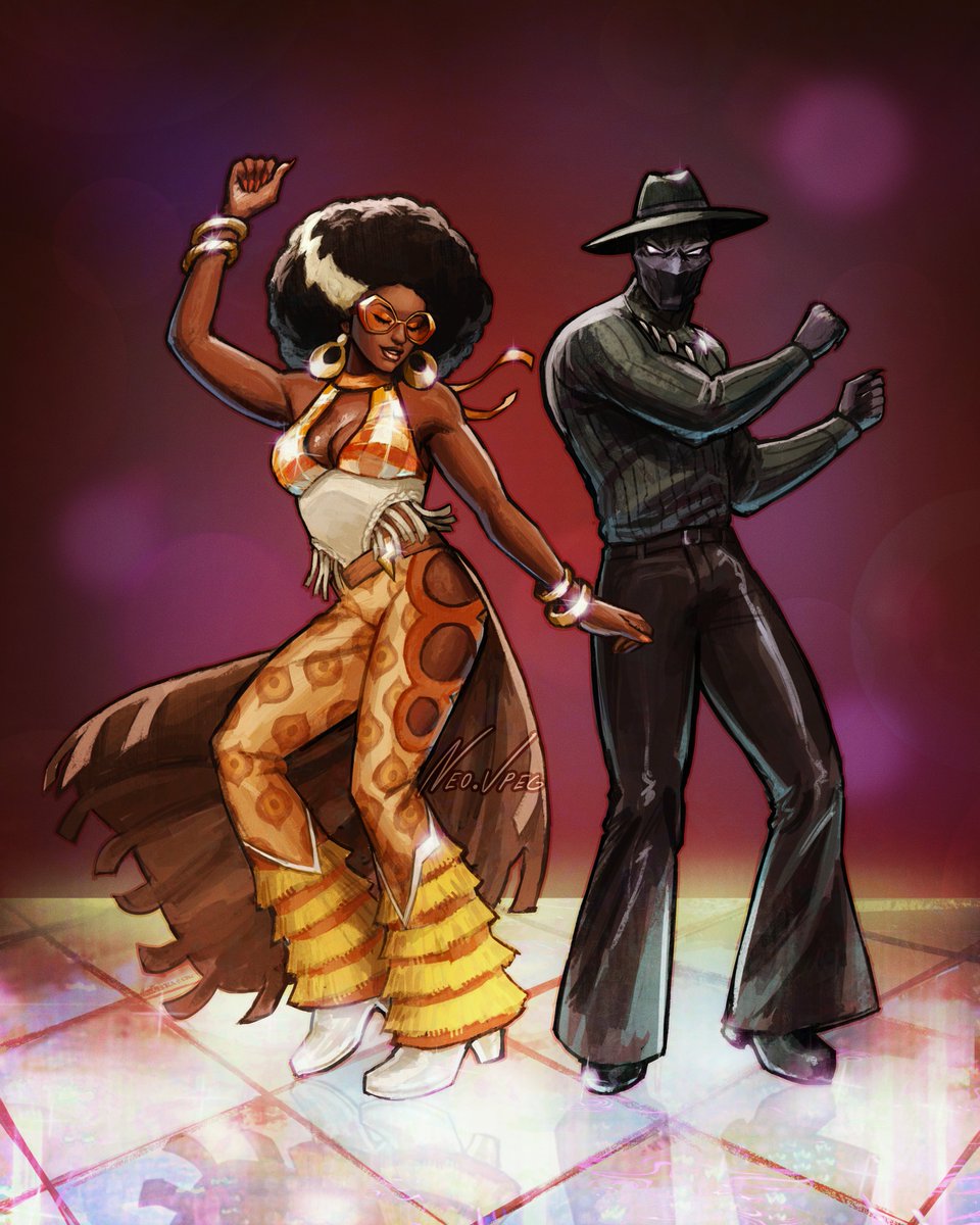 neo_jpeg's tweet photo. #MarvelRivalsㅤ Disco Storm and Black Panther🪩✨Storm design by @carlaxstylax https://t.co/jwn6P2aaPG