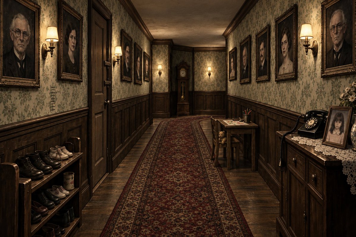 artcreativecode's tweet photo. New #threejsJourney challenge just dropped. Halloween theme, so I’m trying something I’ve never done: interactive horror storytelling.

That night I sat down with the plot, characters, motives… and once I started thinking like them, the hair on my arms actually stood up.

I write stories and never publish them. This one isn’t staying on paper: psychological horror built on small details, the kind that slowly pulls you in and gives you chills once you start connecting the dots.

Generated a bunch of references before morning. They’re my map for building the world. Made some progress over the weekend, first look soon.

No idea if I can pull off everything I have in mind before the challenge ends. But I’m finishing this one day, no matter what.

#threejs