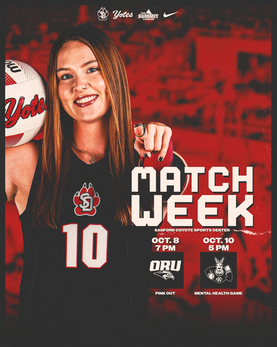 SDCoyotesVB's tweet photo. Home for βοΈ this week!
ποΈ https://t.co/p24yeWxMuA
#GoYotes https://t.co/wouTAYPFgc
