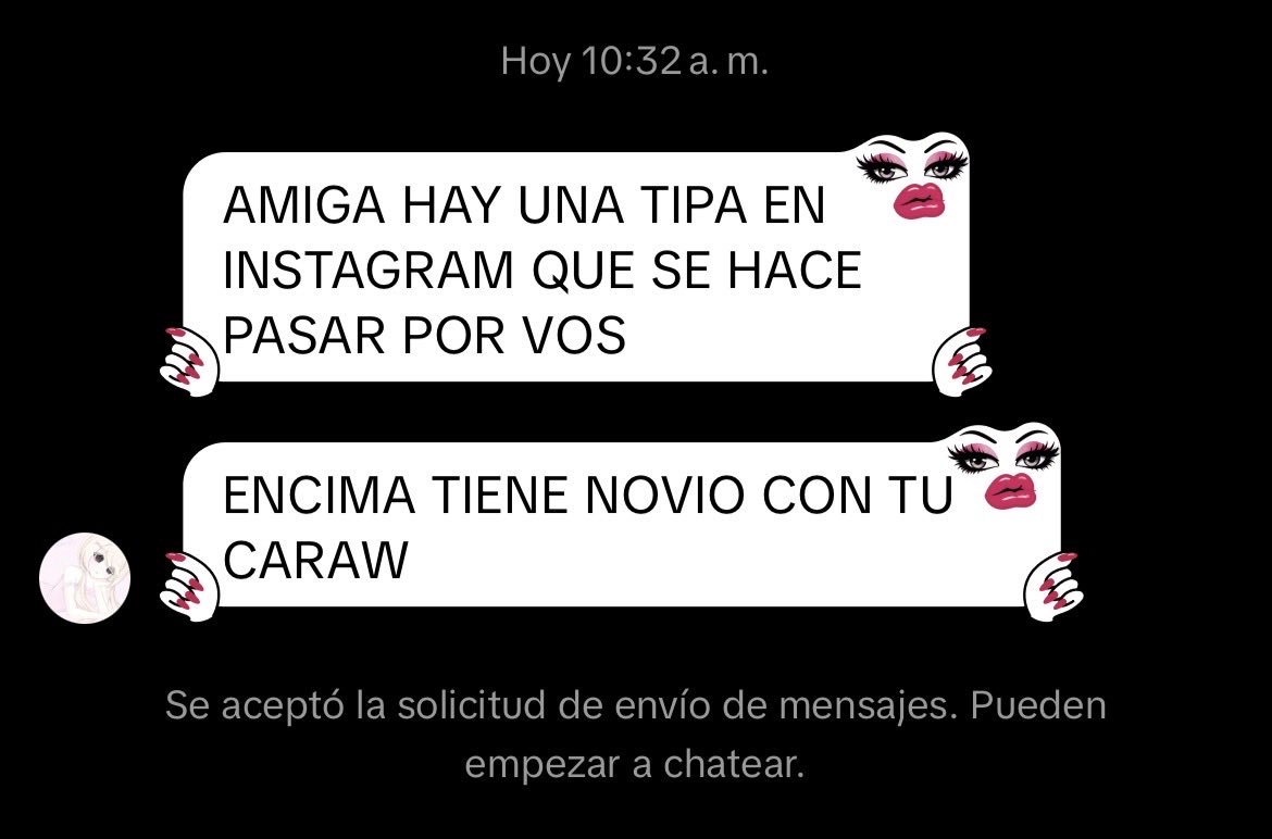 violentasz's tweet photo. Hay una tipa q se hace pasar por mi en instagram y literalmente tiene MAS SEGUIDORES Q YO , LA SIGUE UNA MODELO VERIFICADA, TIENENMAS HYPE Y PARA COLMO TIENE NOVIO me da bronca le va mejornque a mi 😭 https://t.co/0KNK1xiyUw