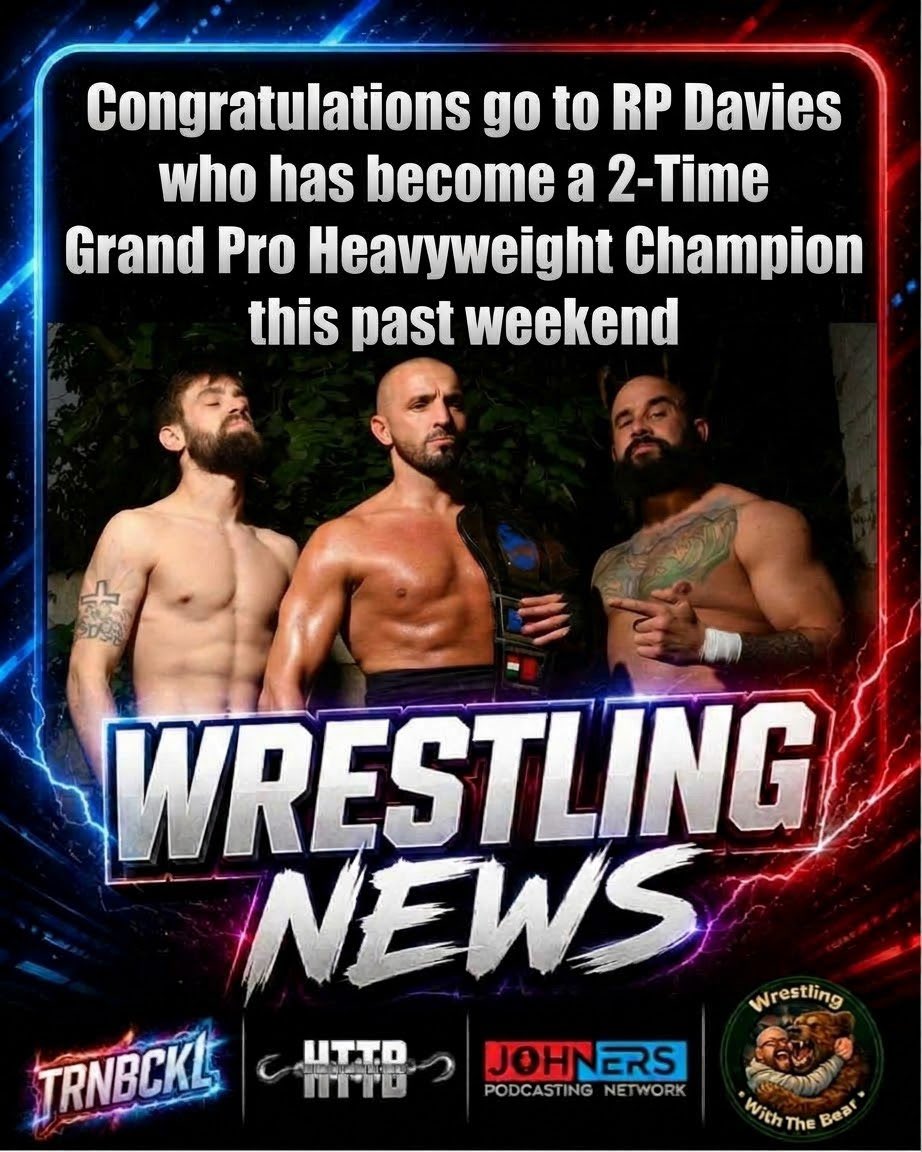 HTTBUCKLE's tweet photo. It looks like we’ll have to change our recent “Superstar Spotlight” about @RPDFighter as he has now become a 2-Time @GrandPro Heavyweight Champion this past weekend 👏🏻

#wrestling #wrestlingcommunity #podcast https://t.co/LopeiSxt4y