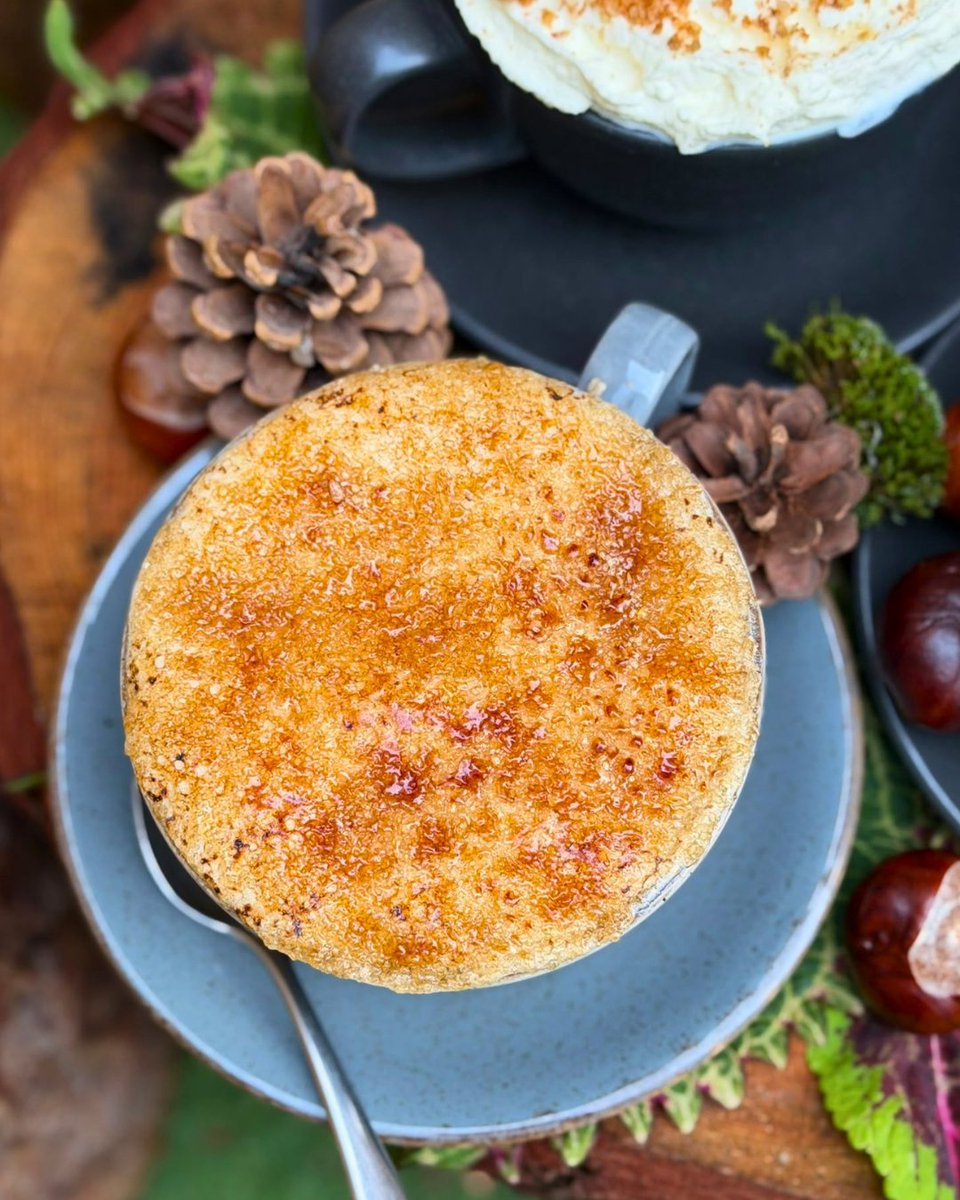 ProjectCoffeeUK's tweet photo. Crème Brûlée Cappuccino ✨
Sweet, rich &amp; cosy. This cappuccino is topped with caramelized brown sugar for that iconic Crème Brûlée crunch. Try this delicious autumn special now, exclusively at #ProjectCoffee #TadpoleGardenVillage #Swindon https://t.co/G2BHkyoKiU