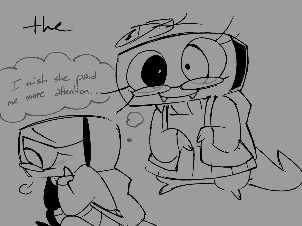 dabravekittehs's tweet photo. mad scientist vee and her assistant m-004 i need to color them wait 
#dandysworld https://t.co/VXcc1wAQJH