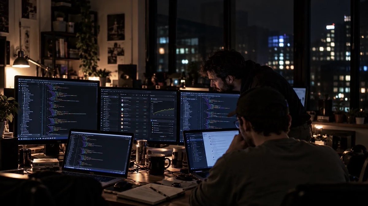 nadrix_io's tweet photo. Still building. Still shipping.

Late nights.
Endless iterations.
One more bug. One more build.

The applications behind Nadrix are taking shape — one line of code at a time.

Not just a vision. We’re building it.

#Nadrix #Web3 #Build https://t.co/bPbZsyaoWE