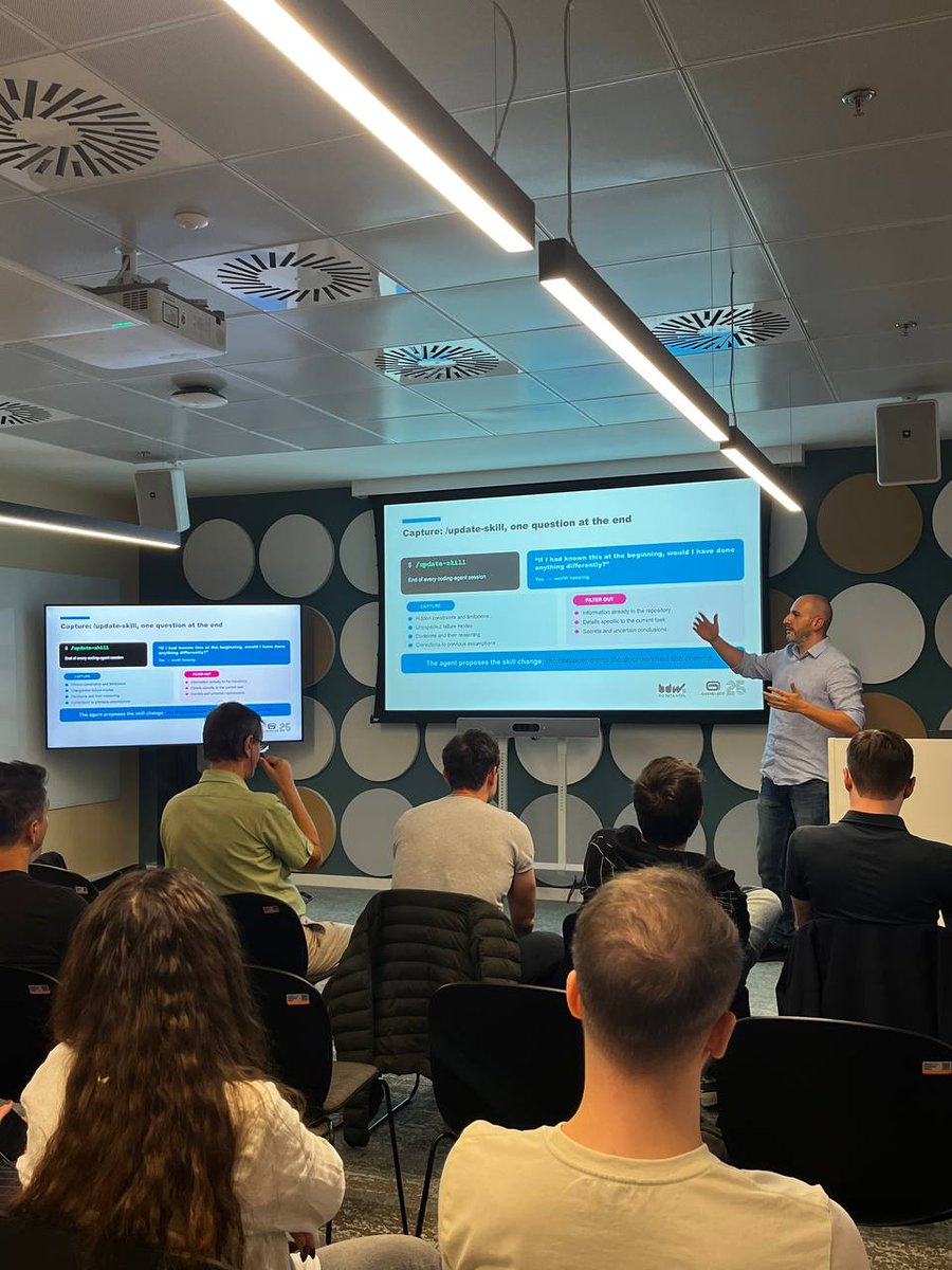 bigdataweek's tweet photo. Giving an agent production access is where the operational questions begin. George Stan from @gameloft looks at how agents already running in production are controlled and monitored, and how mistakes are stopped before they become incidents.
#bdw2026 #productionai #aiops https://t.co/KbJOrRo4pZ