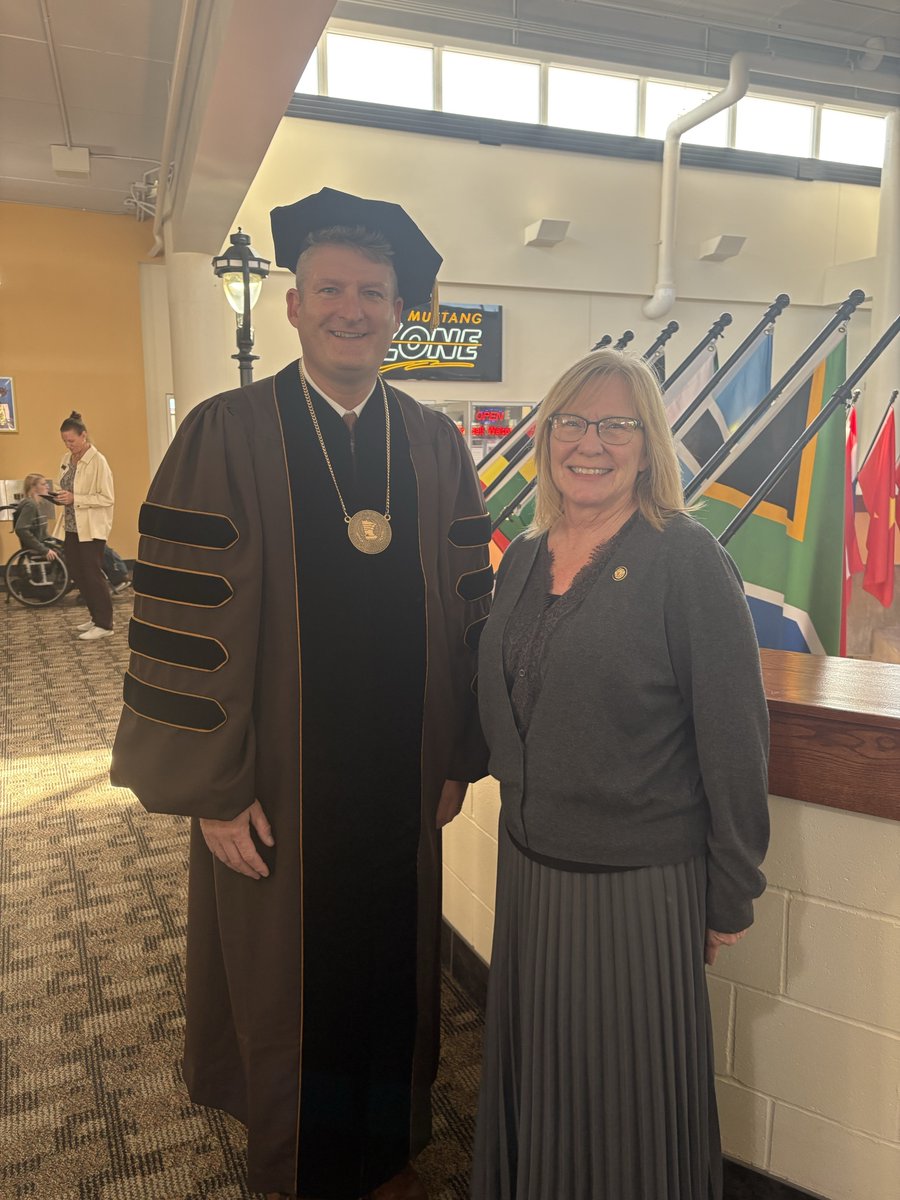 RepFischbach's tweet photo. Congratulations to Dr. David P. Jones on being inaugurated as the 11th President of Southwest Minnesota State University! https://t.co/xPU1j7NWtC